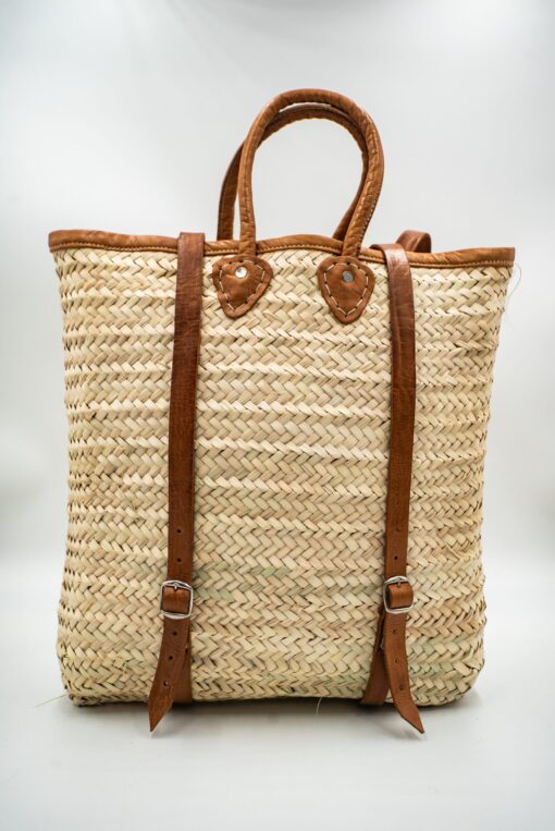 Back Pack like Straw Basket - Image 3