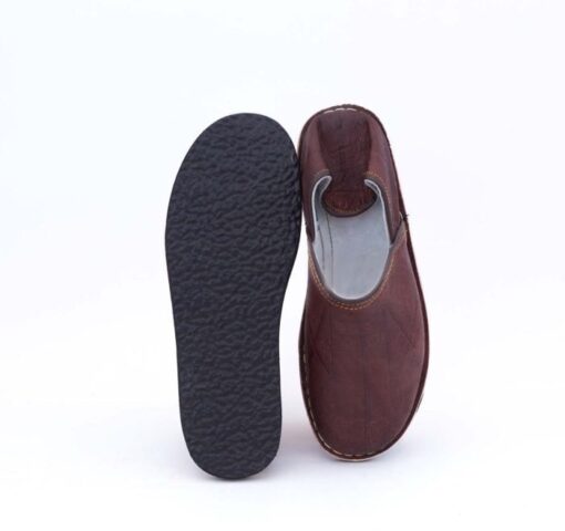 Moroccan Leather Slippers - Image 3