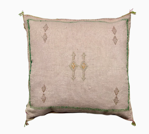 Sabra Cactus Silk Cushion Sable