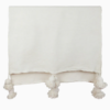 Pom Pom Blanket Ivory