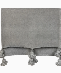 Pom Pom Blanket Ash