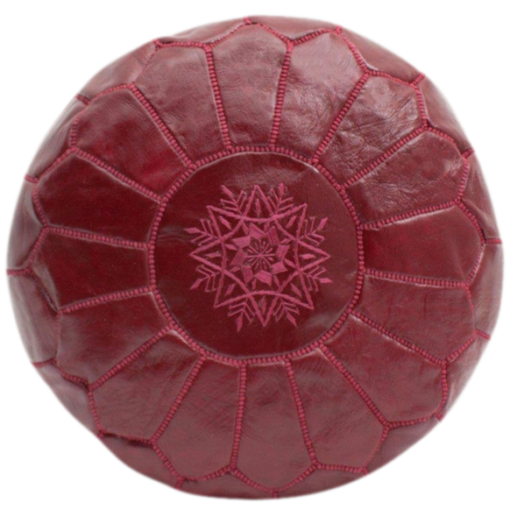 Handmade Moroccan Pouf - Image 4